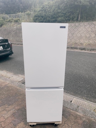 配送可能2021年　YAMADASELECT(ヤマダセレクト）　YRZF15G1　2ドア冷蔵庫　(156L・右開き)　ホワイト