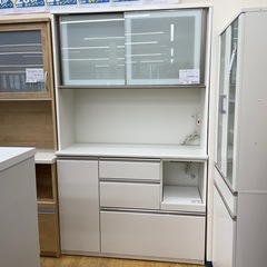 ★ジモティ割あり★ 綾野製作所 食器棚 ホワイト H207×D50×W110 クリーニング済み TK2915 ☆ジモティ割あり☆ 綾野製作所 食器棚 ホワイト H207×D50×W110
