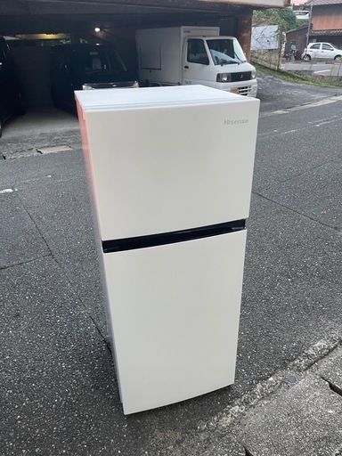 配送可能　2021年 中古/LA-HRB1202/冷蔵庫ル/120L/Hisense/ハイセンス/HR-B1202/トップフリーザー/スタイリッシュデザイン