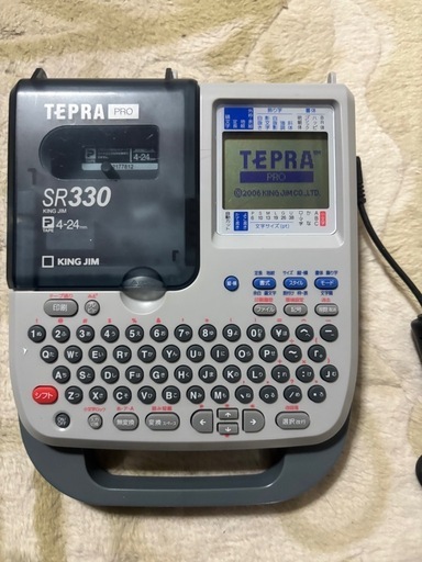 キングジム ラベルライター SR330 テプラPRO   NCNR12㎜