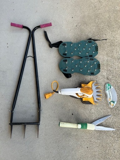 芝の手入れ用具