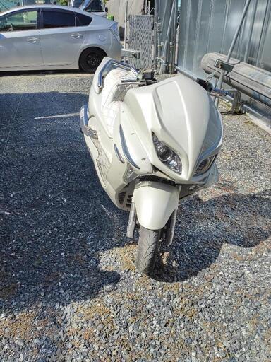 サタケマフラー　カスタムフォルツァ250 　現状車