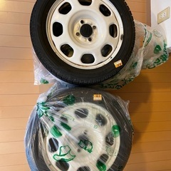 ハスラー純正 タイヤとホイールセット4本