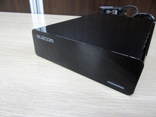 ELECOM 外付けハードディスク 2.0TB ELD-HTV020UBK テレビ録画対応 ACアダプター付 USBケーブル付 HDD 中古 エレコム 苫小牧西店