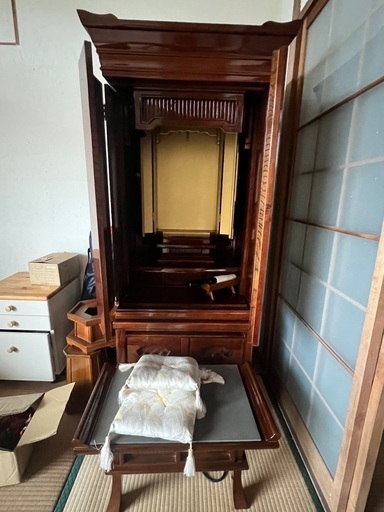 唐木仏壇　家具タイプ　性根抜き済