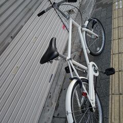 20吋 ミニベロ(小径車) シングル/LEDオート/アイボリー