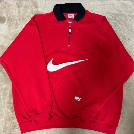 90s NIKE 襟付きジャージ　スエット
