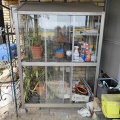 ガラス 温室 アルミ 観葉植物の栽培、亀 メダカ 飼育