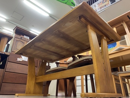 愛品館 江戸川店 】回転チェア ダイニング テーブル4点セット 光  