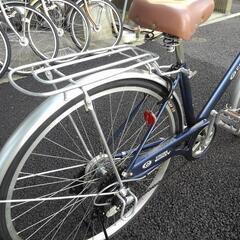 中古自転車３２８０　前後タイヤ新品！　２７インチ　６段ギヤ　LEDオートライト 中古自転車3280 前後タイヤ新品！ 27インチ 6段ギヤ LEDオート