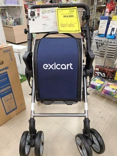 J6038 シルバーカー　Exicart　エキシカート　ミクニライフアンドオート  参考価格44，440円【リユースのサカイ柏店】