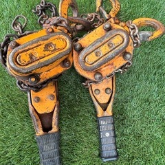 KITO キトー レバーブロック 2本セット ❶0.75t 3/4t   ❷0.8t