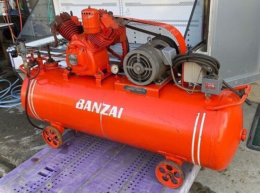 BANZAI バンザイ エアコンプレッサー コンプレッサー CT-237LNBA 三相200V (D6075yxwY)