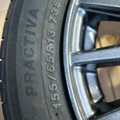 夏 軽自動車13インチ 155/65R13 ヨコハマ【富山】ムーヴ ミラ ワゴンR アルト ジーノ ラパン エッセ 軽トラック バモス ライフ プレオ サンバー 中古4本