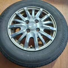 送料無料 N-BOX・ムーヴ・ワゴンRなど 軽自動車用 145/80R13インチ 新品タイヤアルミホイール HIFLY ハイフライ 4本セット 軽カーにDUNLOP WINTERMAXX02145⁄80R13 75QTOPYスチール13