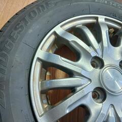 夏 軽自動車用13インチ 145/80R13 ブリヂストン【富山】N-BOX タント ムーブ ミラ イース スペーシア ワゴンR アルト ラパン Nボックス 中古4本