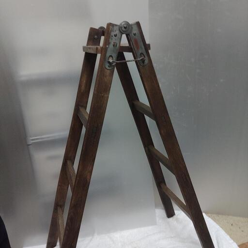 昭和レトロ　木製脚立