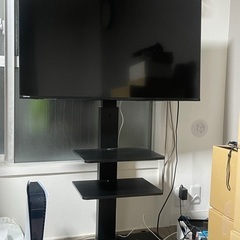 REGZA43インチテレビと脚