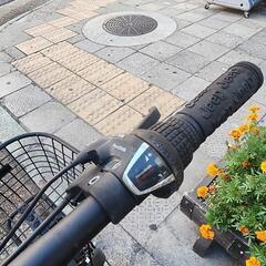 ＪＥＥＰ　折りたたみ自転車　２０インチ　６変速　カゴ　付き 黒　配達可能