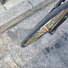 ミニベロ自転車　２０インチ　美品　７変速　黒　配達可能