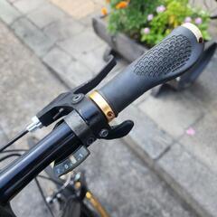 ミニベロ自転車　２０インチ　美品　７変速　黒　配達可能