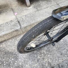 ＨＵＭＭＥＲ　折りたたみ自転車　２０インチ　６変速　黒　配達可能