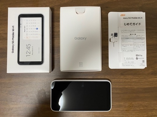 Galaxy 5G Mobile Wi-Fi SCR01 simなし type-cケーブル　モバイルルーター ポケットWi-Fi