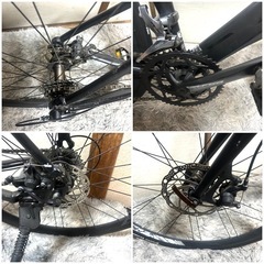 MERIDAクロスバイク27インチSHIMANO 16段　前後ディスクブレーキ