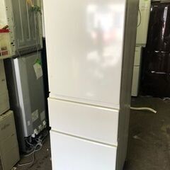 福岡市内配送設置　2023年 冷蔵庫 ホワイト MR-C33H-W [幅60cm /330L /3ドア /右開きタイプ 福岡市内配送設置 2023年 冷蔵庫 ホワイト MR-C33H-W [幅60cm /330L /3