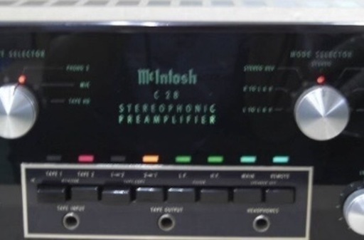 MCINTOSH マッキントッシュ、プリアンプ　Ｃ28