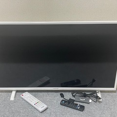 2023年購入、ホワイト　32型テレビ