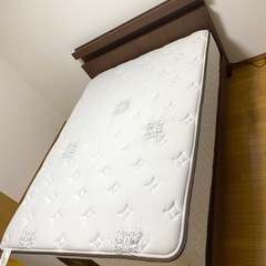 (決まりました)【超美品】高級ダブルベッド  25万→8万・最終値下げ  
