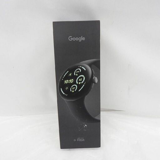 【未開封/未使用品】Google Pixel Watch 3 Wi-Fi 45mm GA05785-US Matte Black アルミケース/Obsidian アクティブ バンド