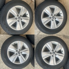 60ハリアー前期着用 225/65R17 スタッドレスタイヤ＋純正アルミ