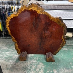 無垢】瘤杢 花梨 カリン材 一枚板 衝立