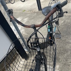 ジャンク品。電動アシスト自転車26インチ。