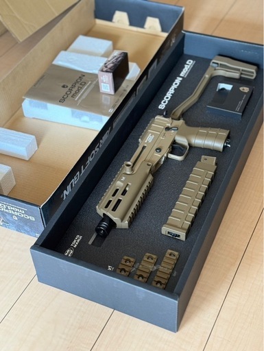 値下げスコーピオン電動ガン 値下げ！美品！SCORPION mod.M 電動ガン