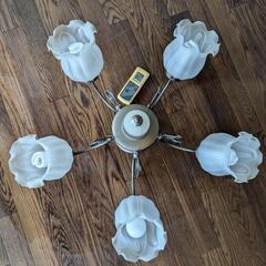 貴重シャンデリア2個セット（リモコン付）