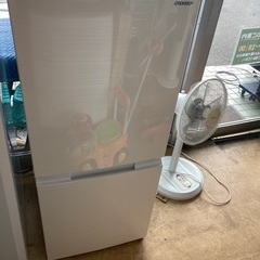 シャープ　2ドア冷蔵庫 SJ-D15G-W  リサイクルショップ宮崎屋　佐土原店　24.10.7F