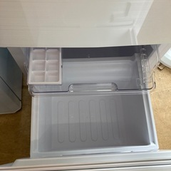 シャープ　2ドア冷蔵庫 SJ-D15G-W  リサイクルショップ宮崎屋　佐土原店　24.10.7F