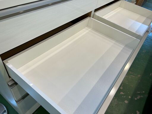【愛品館八千代店】ニトリ　スライド扉キッチンボード　リガーレ50GH‐160KB　H50‐80C 愛品館八千代店】ニトリ スライド扉キッチンボード リガーレ50GH‐160KB