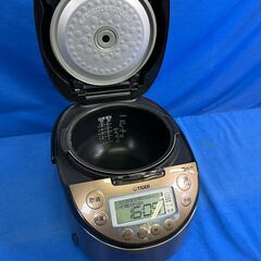 【動作保証あり】TIGER タイガー 2021年 JKT-P100 5.5合炊き IH炊飯器【管理KRK993】