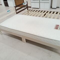 ☆ジモティ割あり☆ NITORI シングルベッド ベージュ W99.6×D206.3×H69