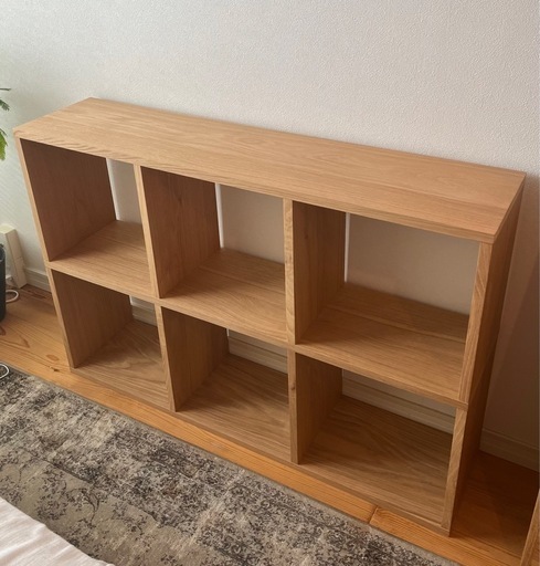 手渡し可 心強い 無印良品 スタッキングシェルフセット・3段×2列  