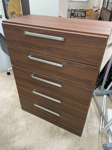 美品80cm幅5段チェスト高さ106cmNo.888※現金、クレジット、スマホ決済対応※