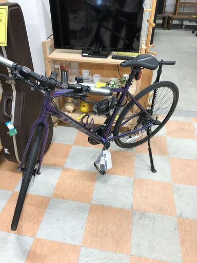クロスバイク TREX FX3 パープル 700×32C