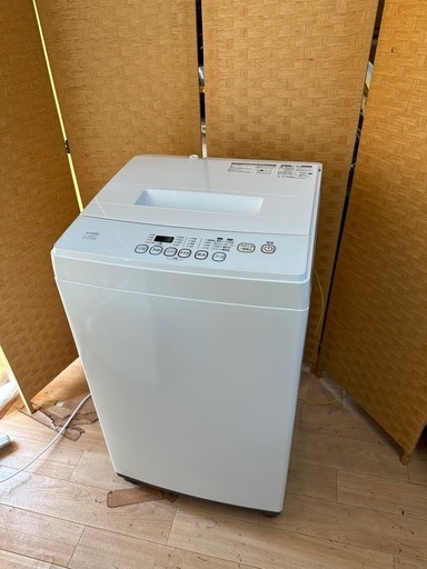 【引取】ELSONIC 全自動洗濯機 5kg　EM-L50S2★2019年製★動作確認済