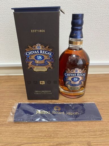 値下げしました　送料込(離島配送不可)　未開封シーバスリーガル18年