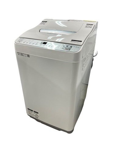 NO.1849 【2019年製】SHARP 全自動洗濯乾燥機 ES-TX5C-S 5.5kg 生活家電 家電 中古