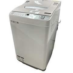 NO.1849 【2019年製】SHARP 全自動洗濯乾燥機 ES-TX5C-S 5.5kg